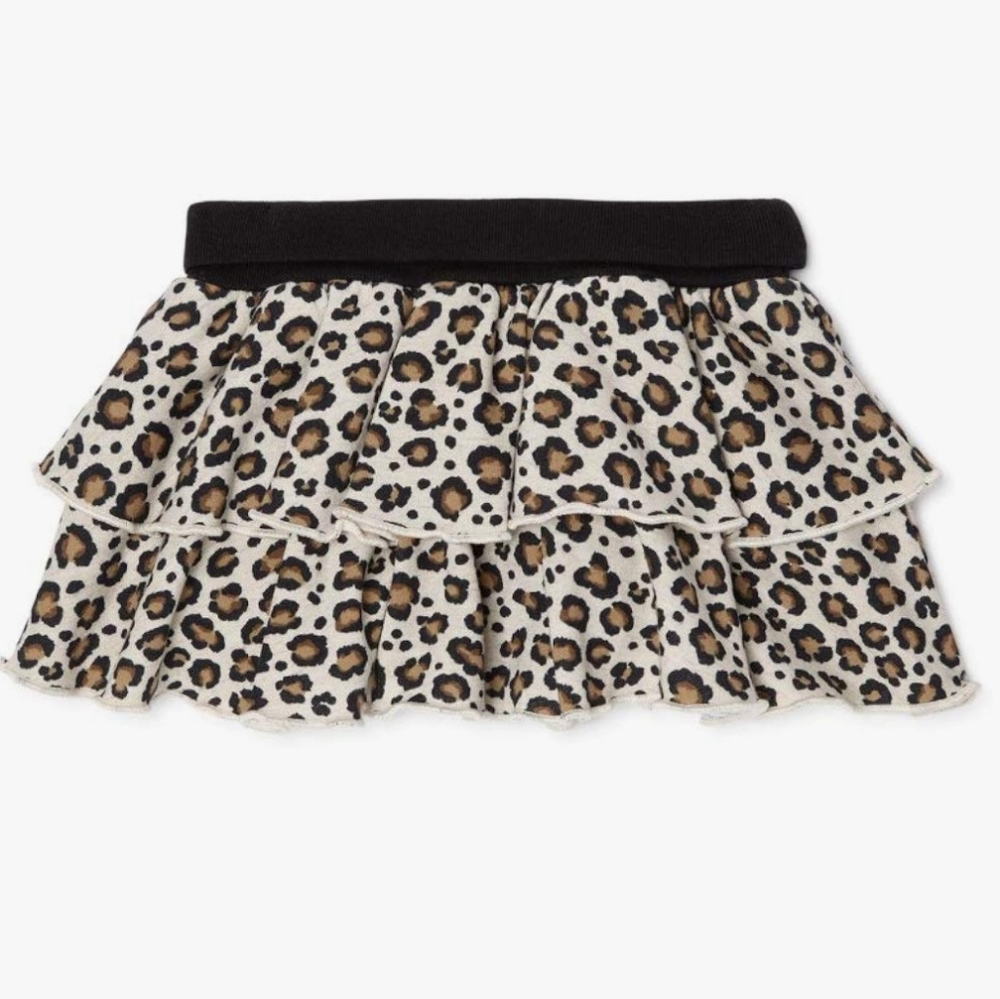 NWT Garanimals Baby Girls' Tier Skort, Oatmeal Heather 12M 🐆✨